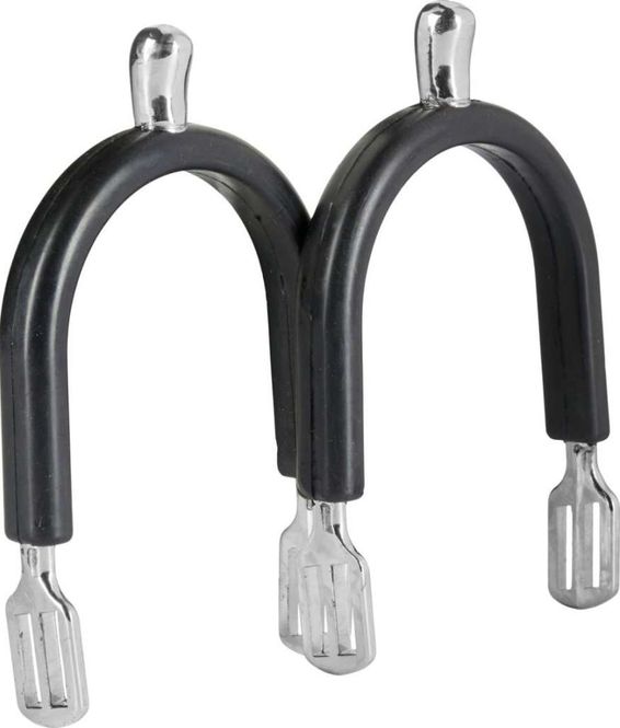 Hovedbilde Equipage Sporer gummibelagt incl. sporereim 