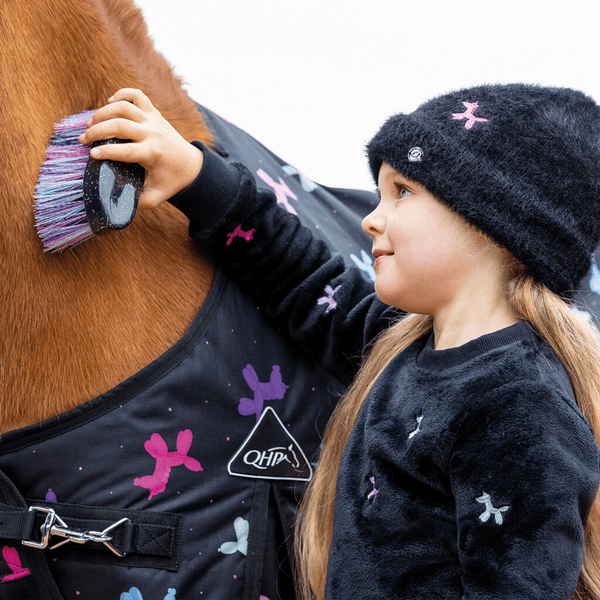 Hovedbilde QHP Sweather Isalyn Junior Unicorn dream