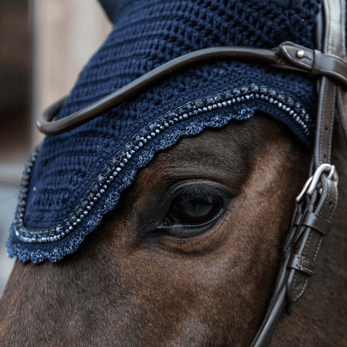 Kentucky Fly veil Wellington Stone & Pearl