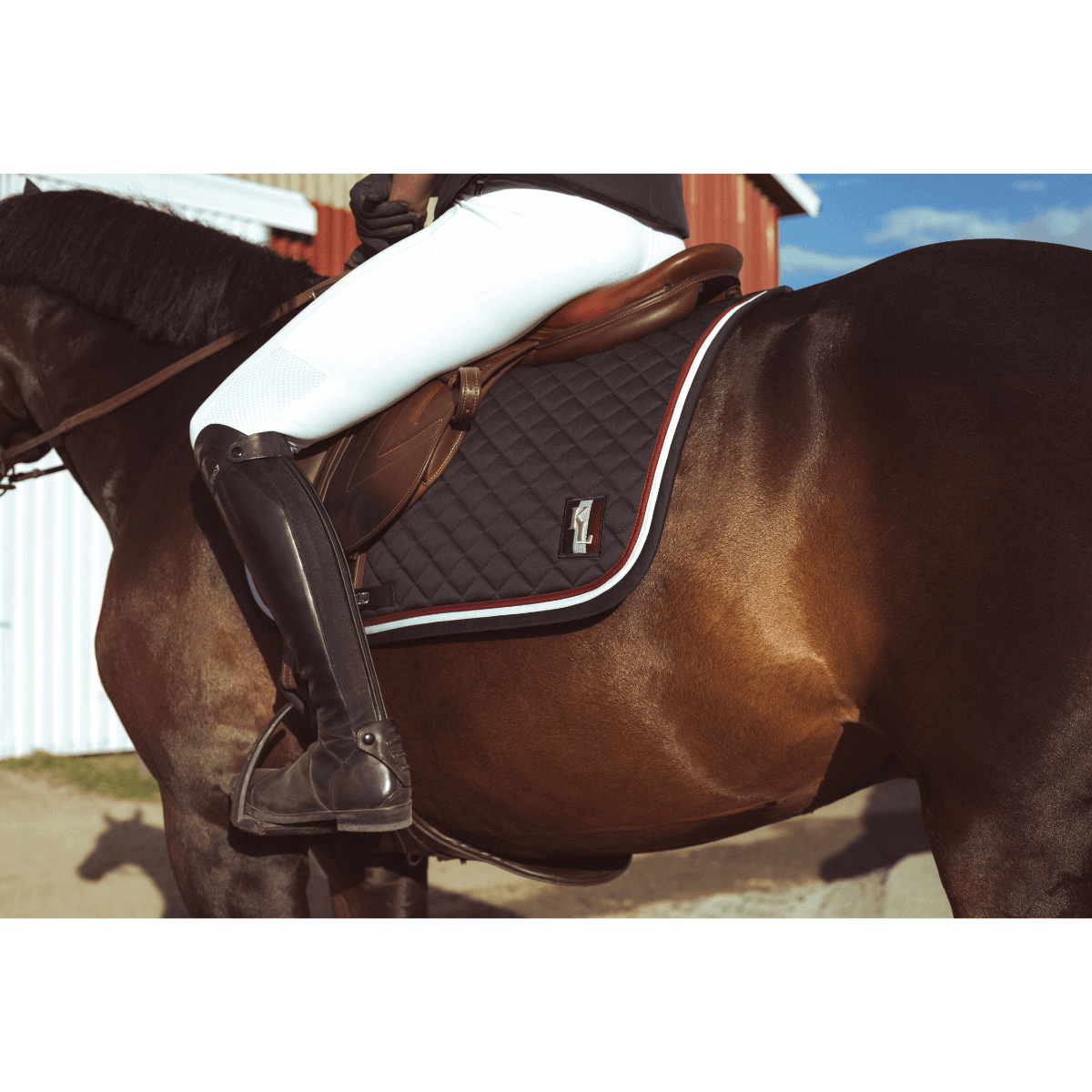 KL Classic Jumping Saddle Pad Navy