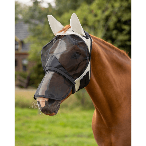 Hovedbilde QHP Fly Mask with detachable nose flap