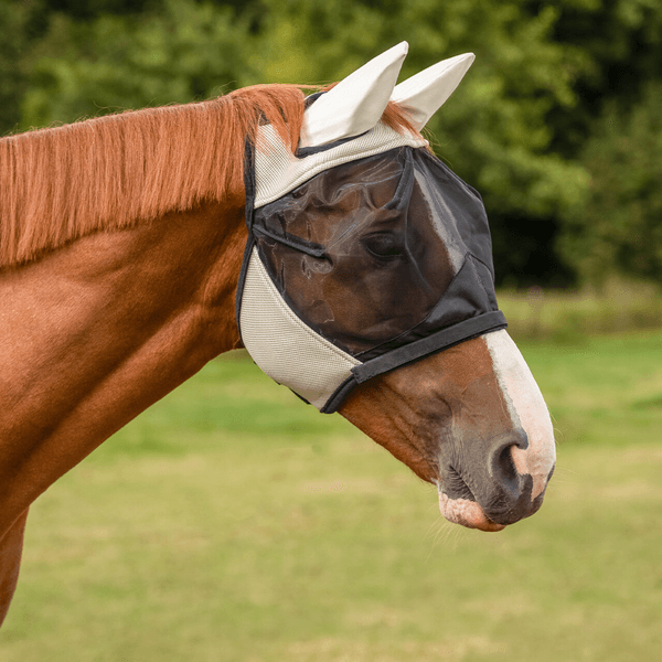 Hovedbilde QHP Fly Mask with detachable nose flap