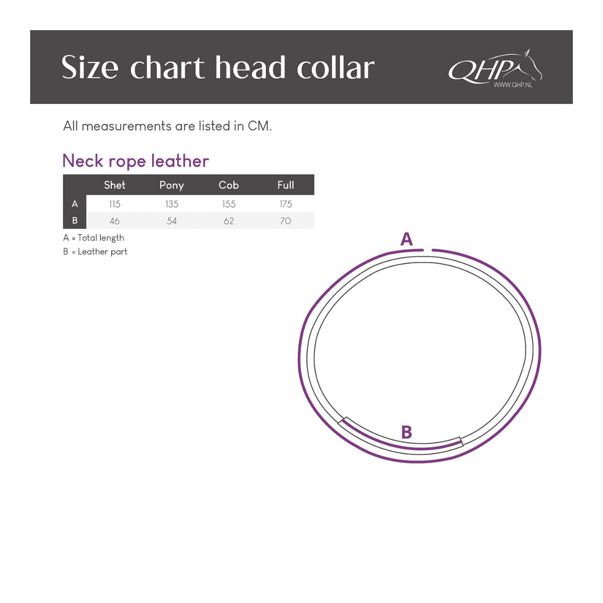 QHP Neck rope leather