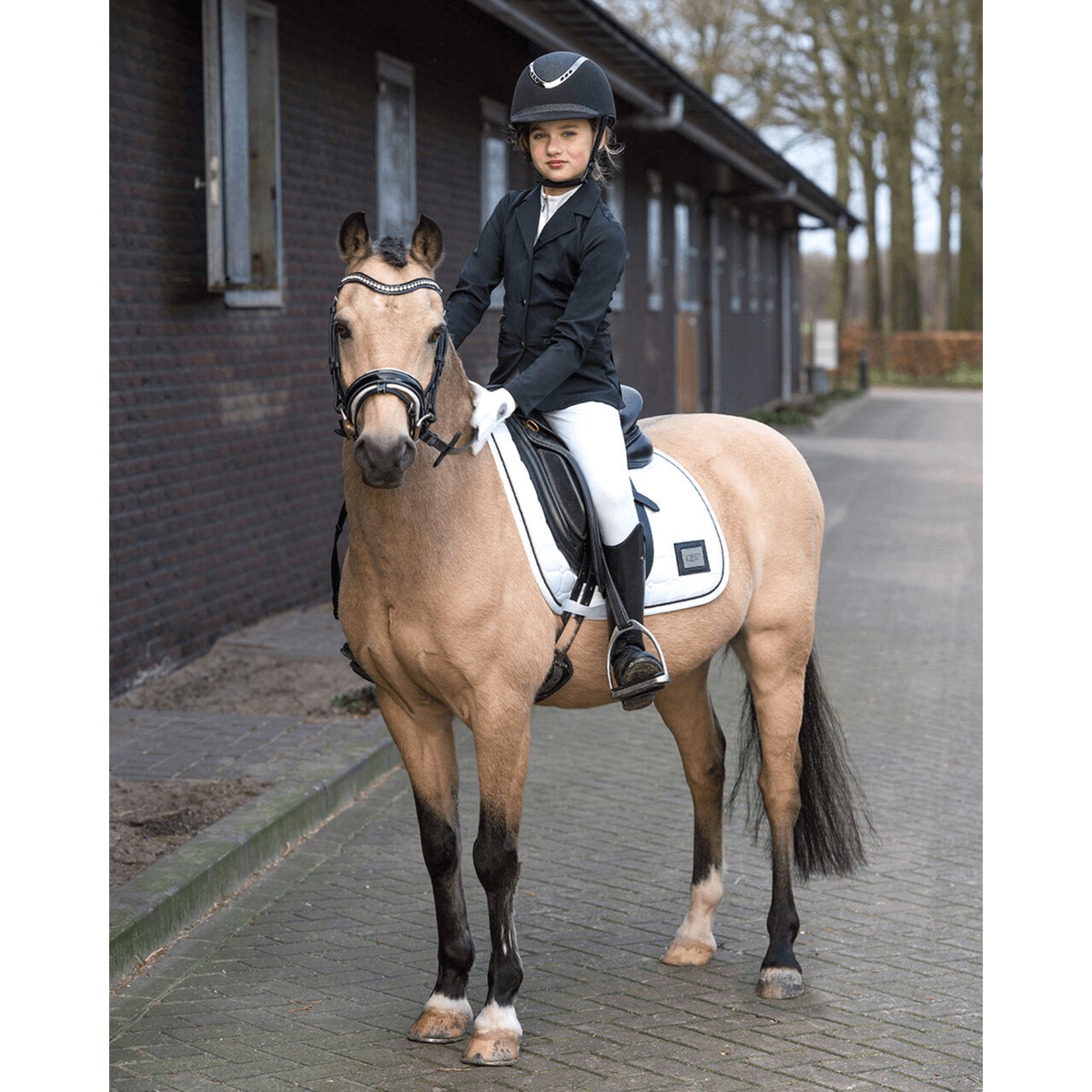QHP Competition jacket Juliet Junior Black