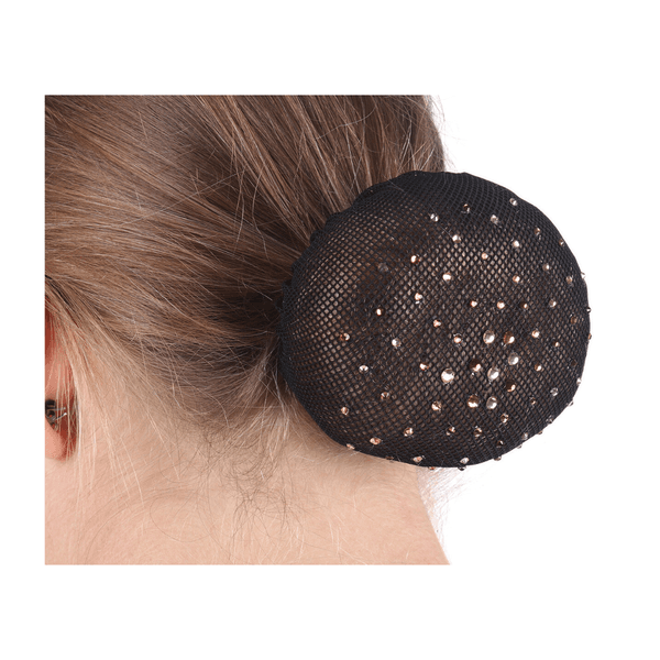 Hovedbilde QHP Hair Net Rhinestone Black/Brown