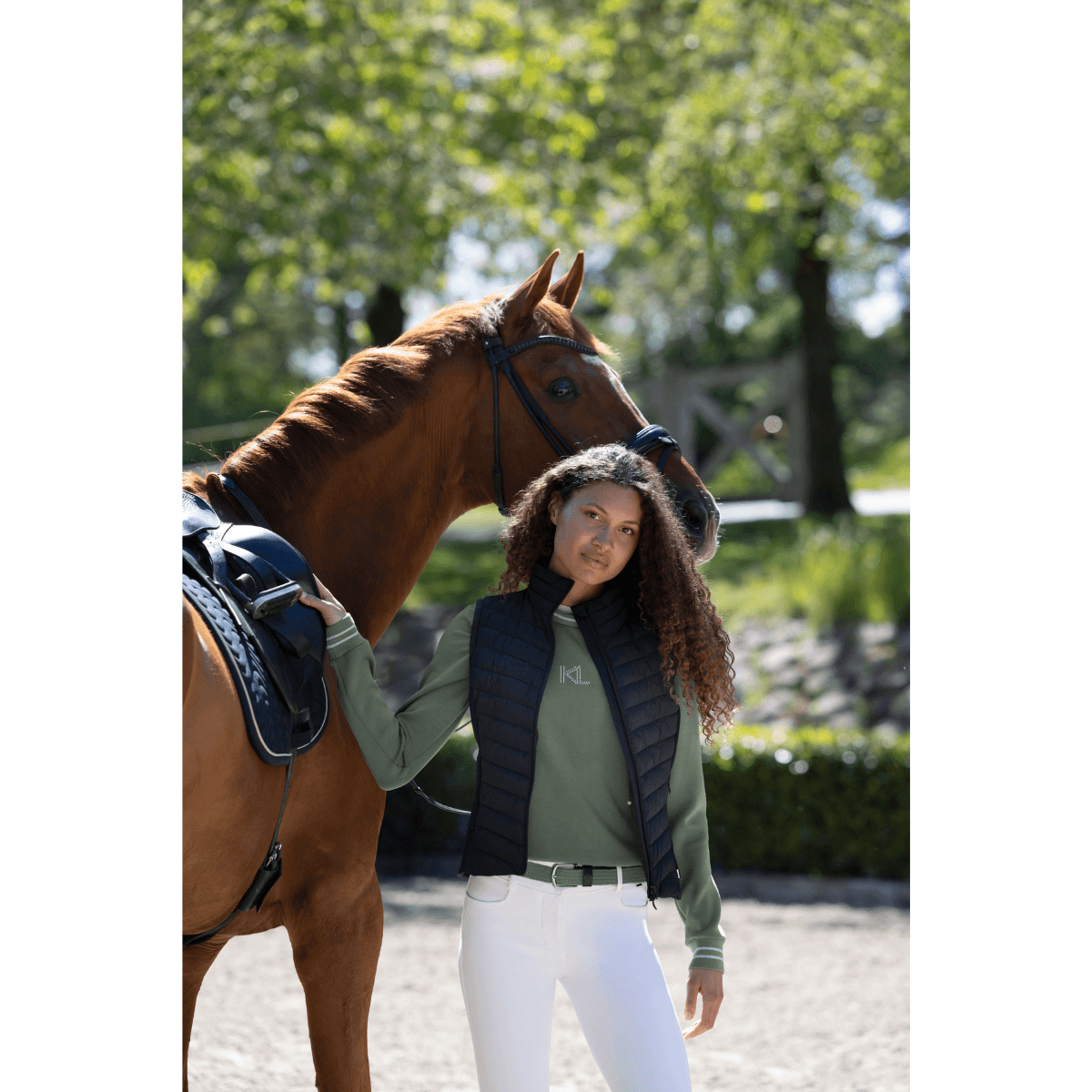 KLLilian Ladies Sweatshirt - Green Agave 