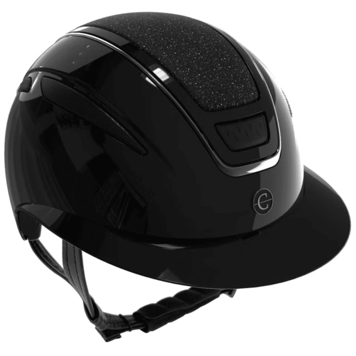 Covalliero  Ridehjelm Elite Polo Lakk Sølv